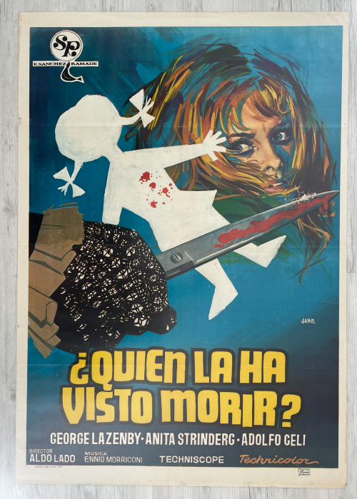 Who Saw Her Die? / The Child / Chi l'ha vista morire? – Spanisches Plakat